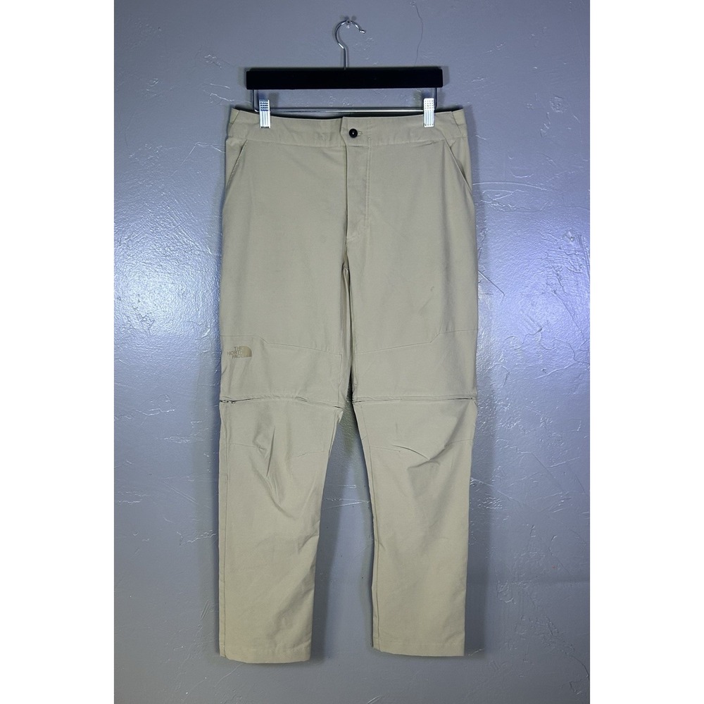 The North Face Paramount Trail Mens 32x3 Tan Convertible Pants Hiking Outdoor